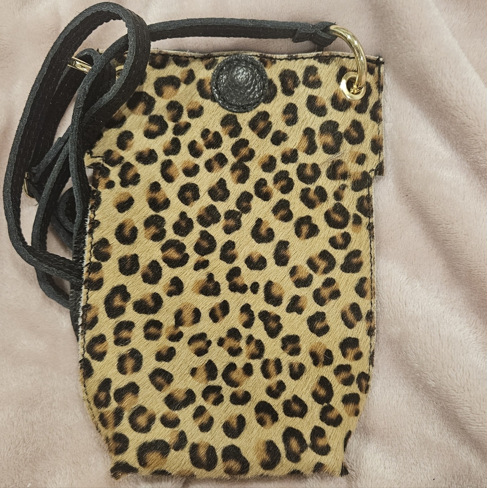 Leopard Print Crossbody Bag